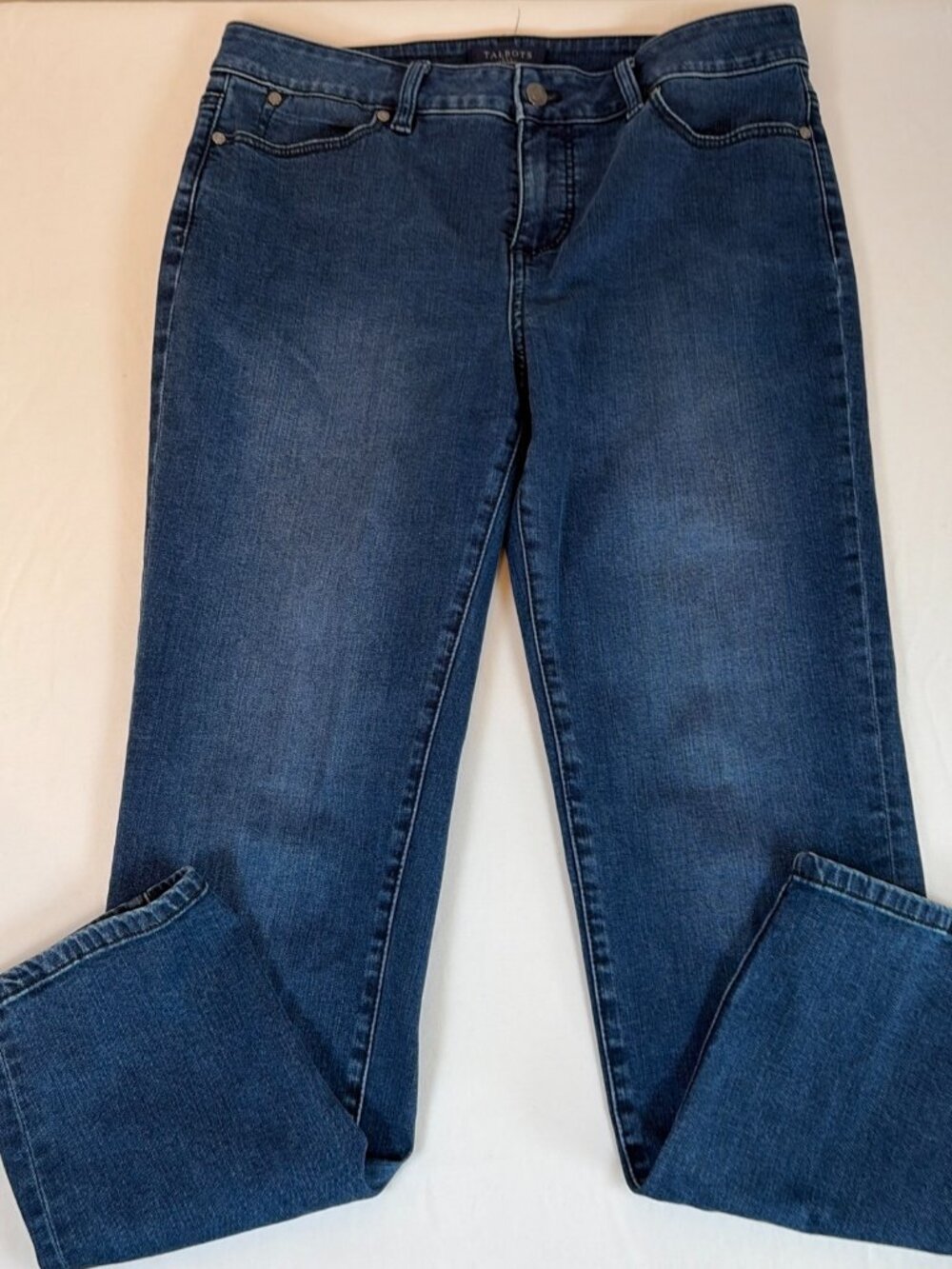 Talbots Simply Flattering 5-Pocket Jeans Women's 8 Blue